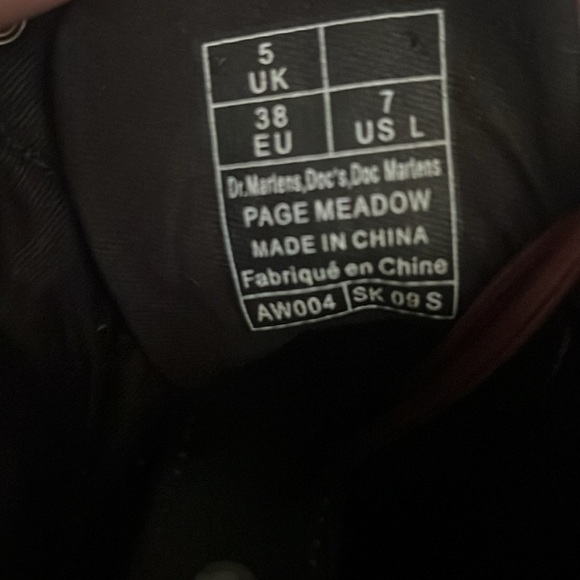 Dr Martens Page Meadow Boots Size 7 - Picture 7 of 7